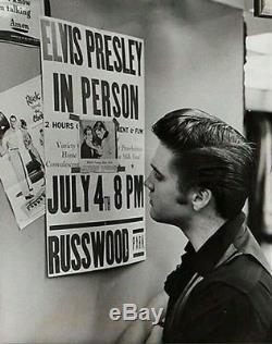 Elvis Rare 1956 Memphis Concert ticket Stub Russwood Park