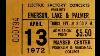 Emerson Lake U0026 Palmer 4 13 72 Lancaster Pa