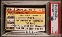 Eminem Anger Management Tour Concert Ticket Stub 4/24/2000 Milwaukee Pop 1 Psa