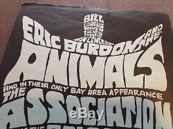 Eric Burdon The Animals Concert Ticket Stub Unused & Flyer 3-25-67 Oakland Ca