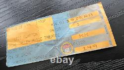 Eric Clapton 1990 Tour Alpine Valley Concert Ticket Stub! Stevie Ray Vaughan