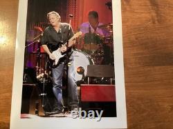 Eric Clapton Original Stage Concert Photos With Setlist & Ticket Stubs
