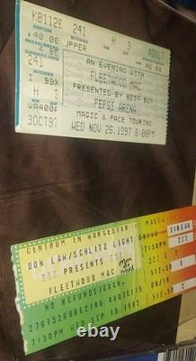 FLEETWOOD MAC Lifetime Collection LOT Concert SHIRT Ticket Stubs Vinyl Cd STEVIE