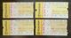 Four Authentic 1975 Elvis Presley Concert Ticket Stubs And Coas Free Shipping