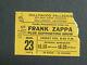 Frank Zappa Hollywood Palladium 1973 Concert Ticket Stub Mothers Of Invention