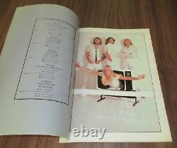 FREE SHIP! Abba JAPAN 1980 tour book + concert OSAKA ticket stub + PROMO FLYER