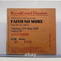 Faith No More Mosely Royal Court Theatre Concert Ticket Stub Vintage May 1988