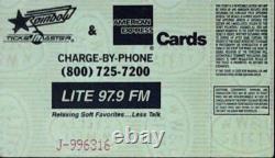 Farm Aid V Concert Ticket Stub Texas Stadium Irving TX Willie Nelson 3/14/1992