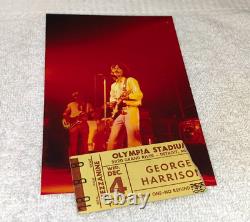 GEORGE HARRISON 1974 CONCERT TICKET STUB OLYMPIA STADIUM The Beatles Ephemera ye