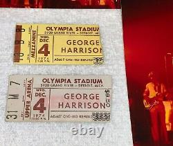 GEORGE HARRISON 2 1974 CONCERT TICKET STUBS OLYMPIA STADIUM DETROIT The Beatles