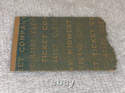 GRATEFUL DEAD 1971 ORIGINAL CONCERT TICKET STUB Cleveland Jerry Garcia Bob Weir