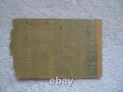 GRATEFUL DEAD 1971 Original CONCERT TICKET STUB Cleveland