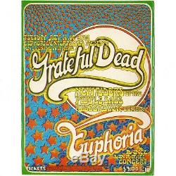 GRATEFUL DEAD Concert Handbill 1970 SAN RAFAEL CA EUPHORIA DANCE Not Ticket Stub