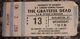 Grateful Dead Concert Ticket Stub U Of Vermont April 13 1983 Uvm Burlington