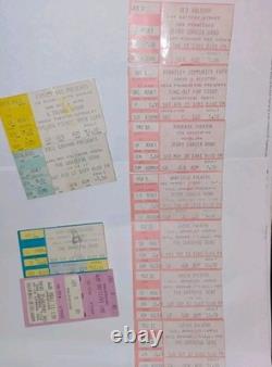 GRATEFUL DEAD JERRY GARCIA BAND 10 CONCERT TICKET STUB LOT 1979 -81 SF Berkeley