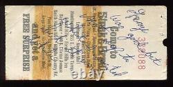 George Harrison 12-15-1974 Concert Ticket Stub Nassau Coliseum NY Front Row Seat