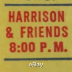 George Harrison 1971 Concert Bangladesh Ticket Stub MADISON SQUARE GARDEN, Beatle