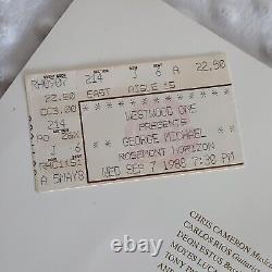 George Michael Faith Tour Program Ticket Stub Bundle Lot Vintage 1988 Concert