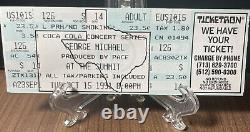 Geroge Michael Full Concert Ticket Unused Vintage October 15 1991 The Summit
