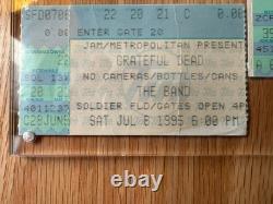 Grateful Dead 2 Ticket Stubs Soldier Field, Chicago 7/8 7/9 1995Final Shows