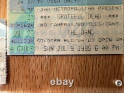 Grateful Dead 2 Ticket Stubs Soldier Field, Chicago 7/8 7/9 1995Final Shows