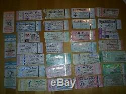 Grateful Dead (31) Concert Mail Order Ticket Stubs LOT 1992-1995 WOW