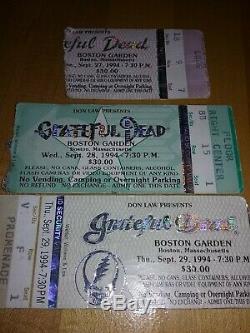 Grateful Dead (31) Concert Mail Order Ticket Stubs LOT 1992-1995 WOW