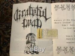 Grateful Dead & Allman Brothers 1973 Concert Program RFK Stadium & ticket stub