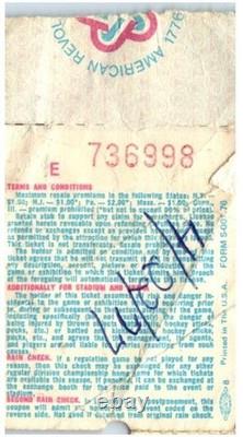 Grateful Dead Concert Ticket Stub April 22 1977 Philadelphia Pennsylvania