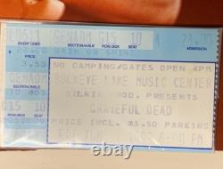 Grateful Dead Concert Ticket Stub July 29 1994 Buckeye Lake Ohio With Photo