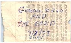 Grateful Dead Concert Ticket Stub July 31 1973 Jersey City New Jersey
