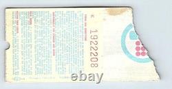 Grateful Dead Concert Ticket Stub May 26 1977 Baltimore Maryland