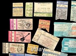 Grateful Dead Concert Ticket Stubs 1980-1995 Mail Order Taper Glitter JGB