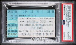 Grateful Dead Jerry Garcia Final Concert Ticket Stub 1995? Chicago 7/9 Pop4? Psa