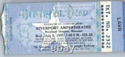 Grateful Dead Mail Away Concert Ticket Stub July 5 1995 St. Louis Missouri