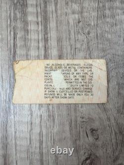 Grateful Dead Ticket Stub 04/30/1981 Greensboro NC Coliseum Garcia Weir RARE