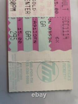 Green Day Full Ticket Stub 11/14/1995 Philadelphia Rare Punk Concert