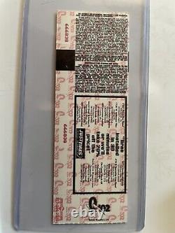 Green Day Full Ticket Stub 11/14/1995 Philadelphia Rare Punk Concert