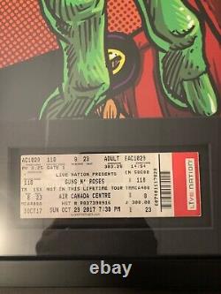 Guns n roses two toronto concert limited edition posters and ticket stubs