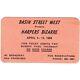 Harpers Bizarre Concert Ticket Stub San Francisco April 1968 Basin Street Rare