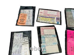 HUGE LOT OF 1990's VINTAGE VARIOUS CONCERT TICKET STUBS COLLECTIBLES