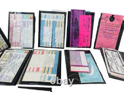 HUGE LOT OF 1990's VINTAGE VARIOUS CONCERT TICKET STUBS COLLECTIBLES