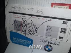 HUGE Lifetime Collection of Concert Ticket Stubs VIP AUTOGRAPHED Signed L@@K FS