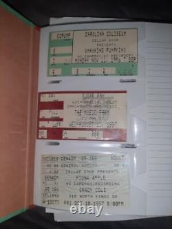 HUGE Lifetime Collection of Concert Ticket Stubs VIP AUTOGRAPHED Signed L@@K FS