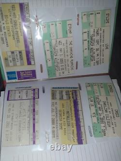 HUGE Lifetime Collection of Concert Ticket Stubs VIP AUTOGRAPHED Signed L@@K FS