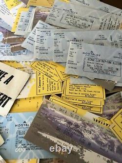 HUGE Lot over 1,700 Mixed Concert Ticket Stubs Rock/RB/COUNTRY/COMIC/MORE