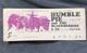 Humble Pie 1972 Japan Concert Ticket Stub Vintage Rare