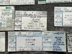 Hard Rock Hair Metal Ticket Stub 31pc Lot Collection MICHIGAN Area Concert Tour