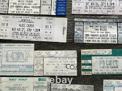 Hard Rock Hair Metal Ticket Stub 31pc Lot Collection MICHIGAN Area Concert Tour
