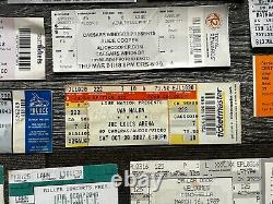 Hard Rock Hair Metal Ticket Stub 31pc Lot Collection MICHIGAN Area Concert Tour